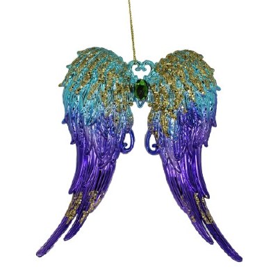 GREEN/BLUE ANGEL WINGS