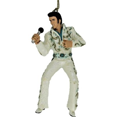 ELVIS IN WHITE JUMPSUIT