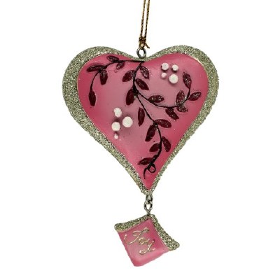 JOY PINK GLITTER HEARTS