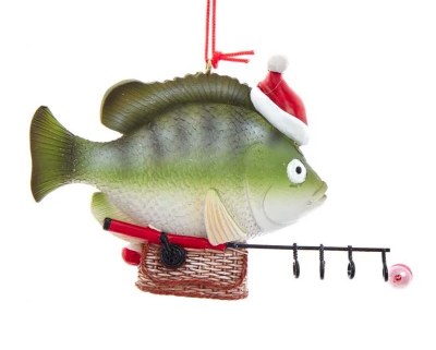 FISH WITH ROD AND LIGHTS