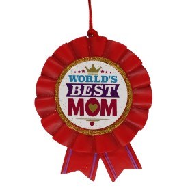 WORLDS BEST MOM RIBBON