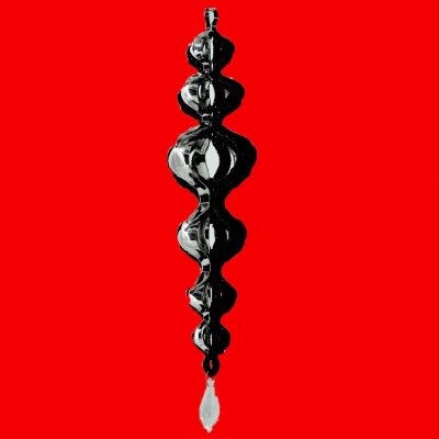 SILVER/BLACK ICICLES