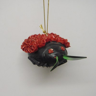LADY BUG COVERED WITH ROSES