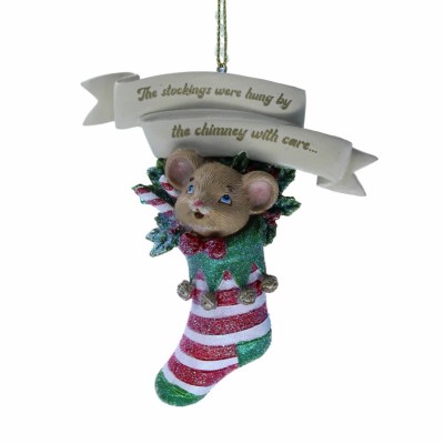 MOUSE IN STOCKING