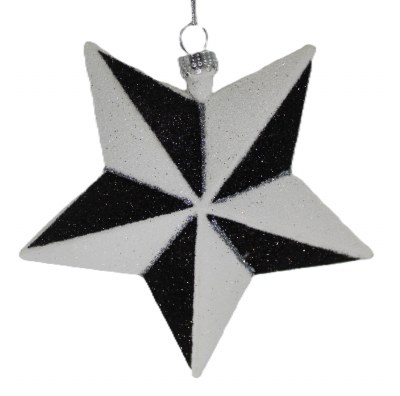WHITE/BLACK STAR