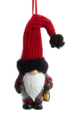 BLACK GNOME WITH LANTERN