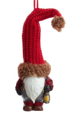 BROWN GNOME WITH LANTERN