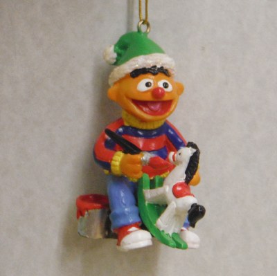 ERNIE W/ ROCKING HORSE