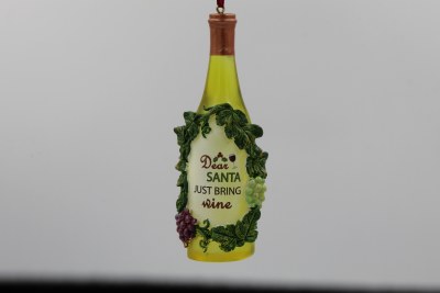 DEAR SANTA JUST BRING WINE