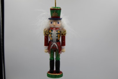 GREEN/RED NUTCRACKER