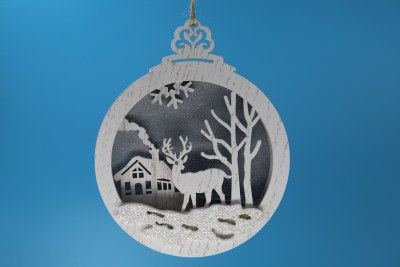 DEER W/ HOUSE