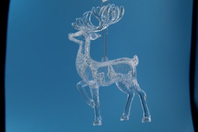 CLEAR STANDING REINDEER
