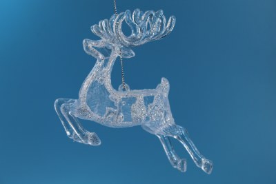 CLEAR JUMPING REINDEER