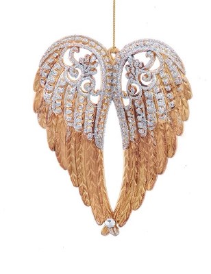 SILVER GOLD ANGLE WINGS