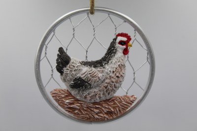 BLACK ANDWHITE CHICKEN