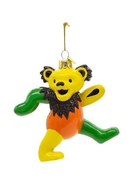 GREEN/YELLO GREATFUL DEAD BEAR