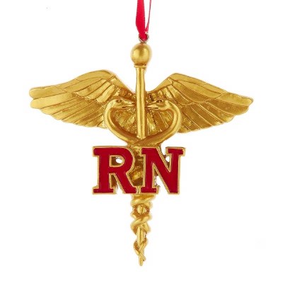 GOLD CADUCEUS  RN