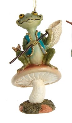 TOAD W/BLUE VEST FISHING NET