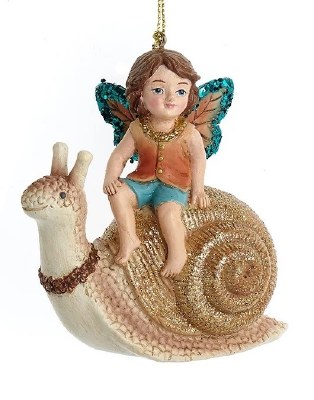BOY FAIRY RIDING SNAIL
