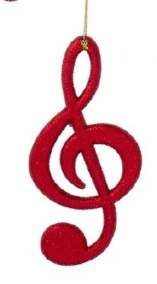 RED TREBLE CLEF