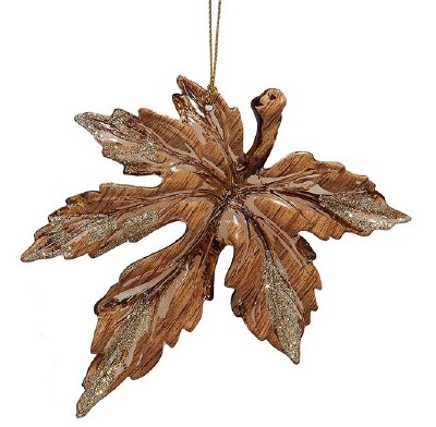 GOLD TRIM MAPLE LEAF