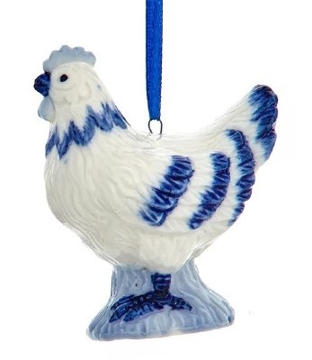 DELFT BLUE HEN PORCELIN