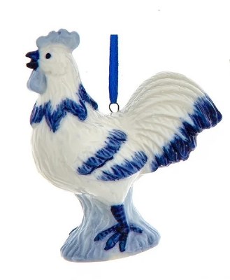 DELFT BLUE ROOSTER PORCELIN