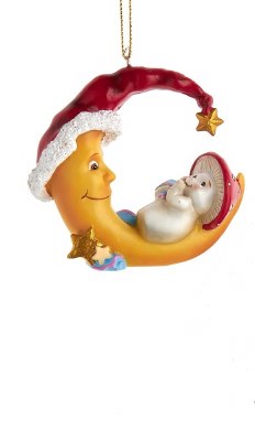 CRESCENT BABY BOY IN THE MOON