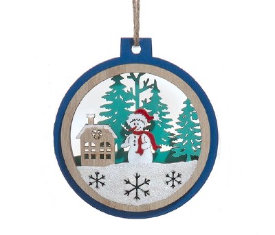 3D SNOWMAN SCENE