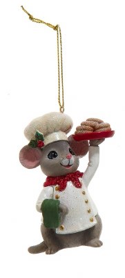 CHEF MICE W/ PLATE OF COOKIES