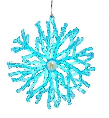 BLUE CORAL WITH PEARL