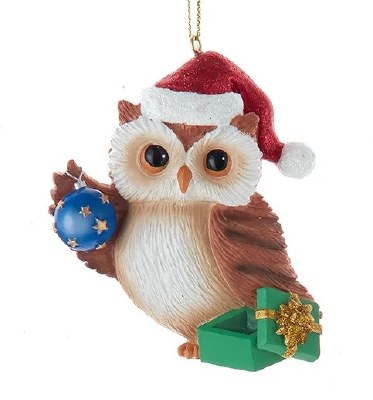 OWL WITH ORNAMENTS
