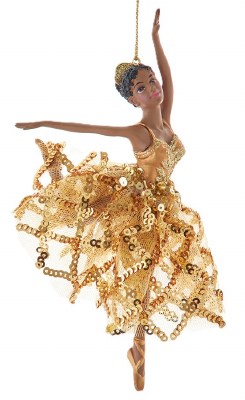 GOLD JUMPING BALLERINA