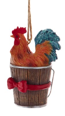 ROOSTER IN BUCKET