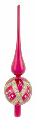 RED GOLD FINIAL BOX INCLUDED