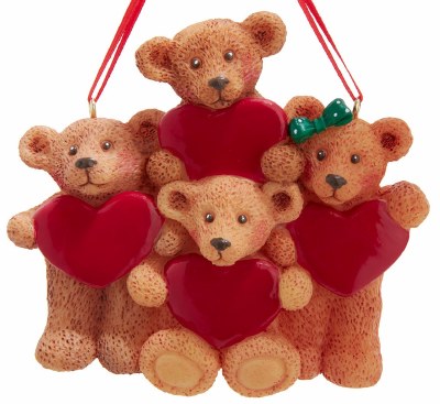 BEAR FAMILY OF FOUR