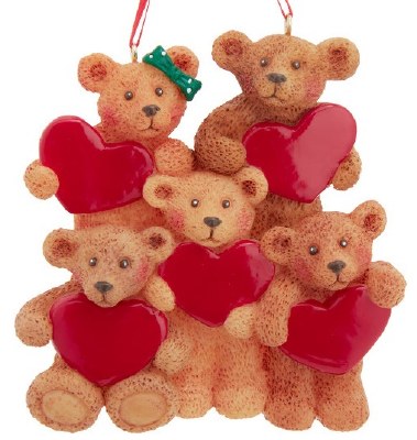 HOLLY BEARS FAMILY FIVE
