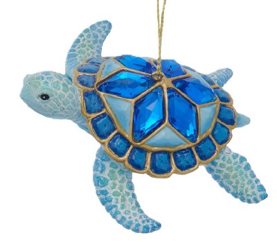 DARK BLUE SEA TURTLE