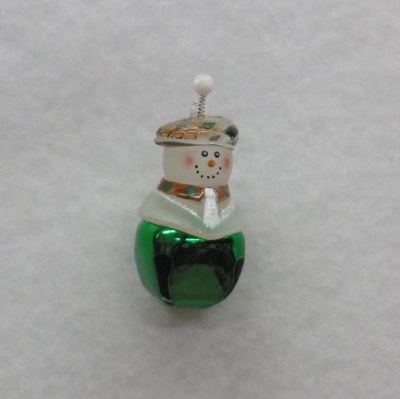 SNOWMAN GOLFING BELL