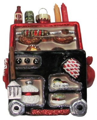 BAR B QUE GRILL GLASS