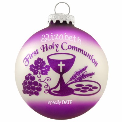 FIRST HOLY COMMUNION GLASS BALL