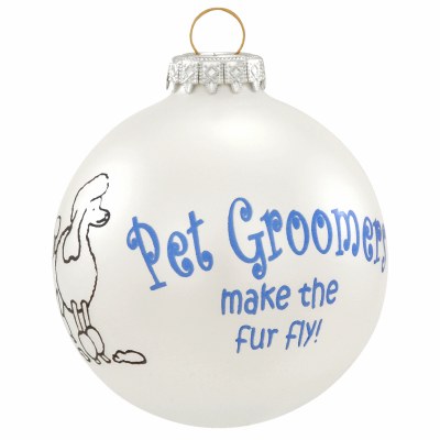 PET GROOMER GLASS BALL