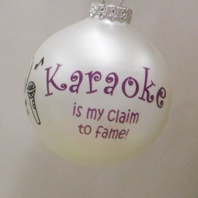 KARAOKE GLASS BALL