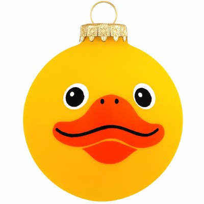 DUCK FACE GLASS BALL
