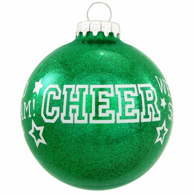 GREEN CHEER BALL GLASS