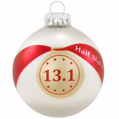 HALF MARATHON 13.1 GLASS BALL