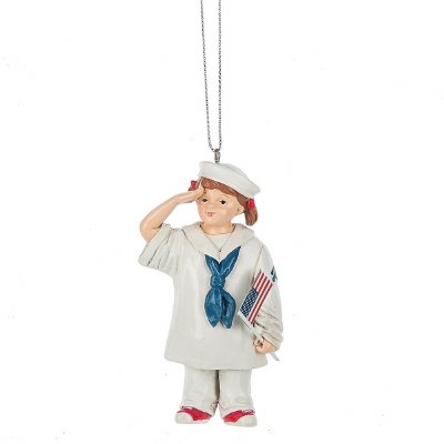 GIRL DRESSED AS A SAILOR