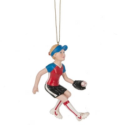 GIRL SOFTBALL PLAYER