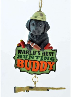 DOG BUDDY WITH GUN