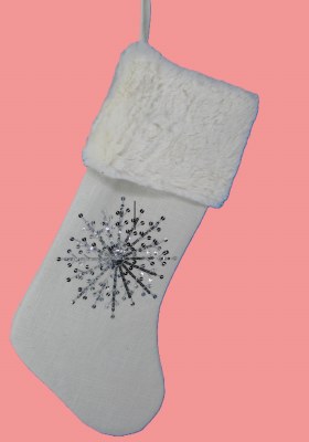 SNOWFLAKE STOCKING